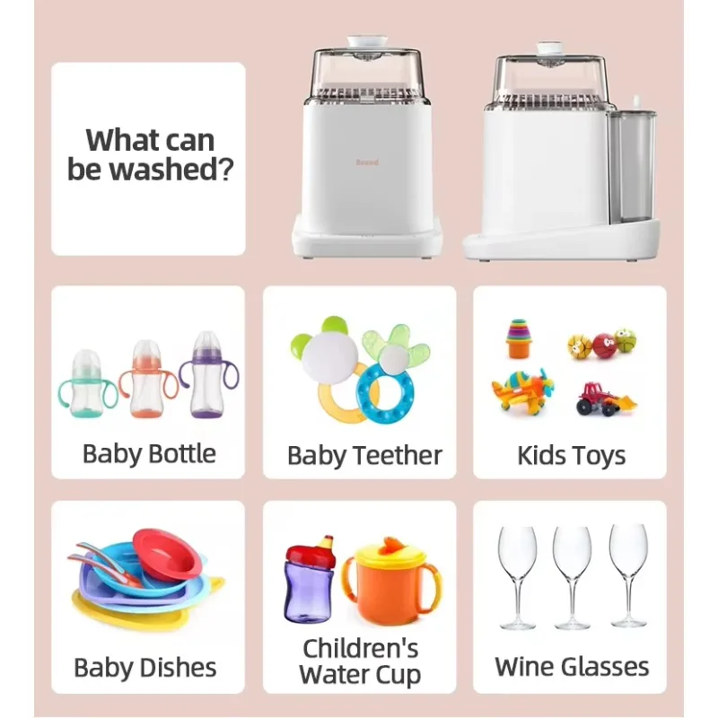 4 inch 1 baby bottle sterilizer baby bottle washing machine baby product bottle warmer