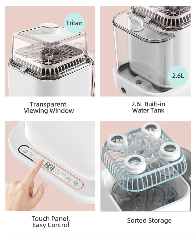 4 inch 1 baby bottle sterilizer baby bottle washing machine baby product bottle warmer