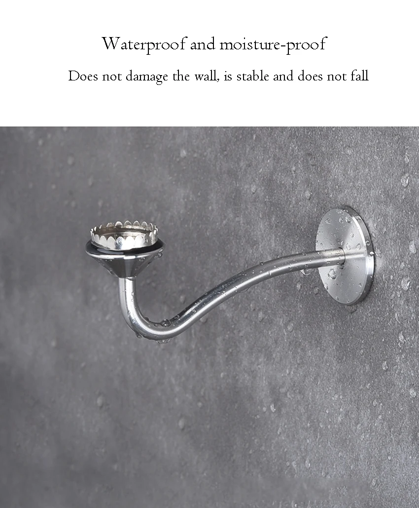 1 Piece Stainless Steel Magnetic Soap Rack, Multi-Functional Wall-Mounted Self-Drainage, For Bathroom, Kitchen, Shower Room