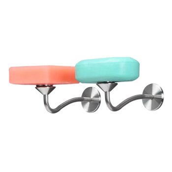 1 Piece Stainless Steel Magnetic Soap Rack, Multi-Functional Wall-Mounted Self-Drainage, For Bathroom, Kitchen, Shower Room