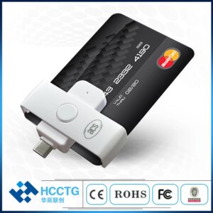 Pocket USB Type-C Contact IC Chip Mobile EMV Smart Card Reader ACR39U-NF